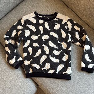 Noé&Zoë padded whale sweater